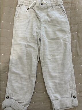 H&M Kids Light Beige Drawstring Chinos